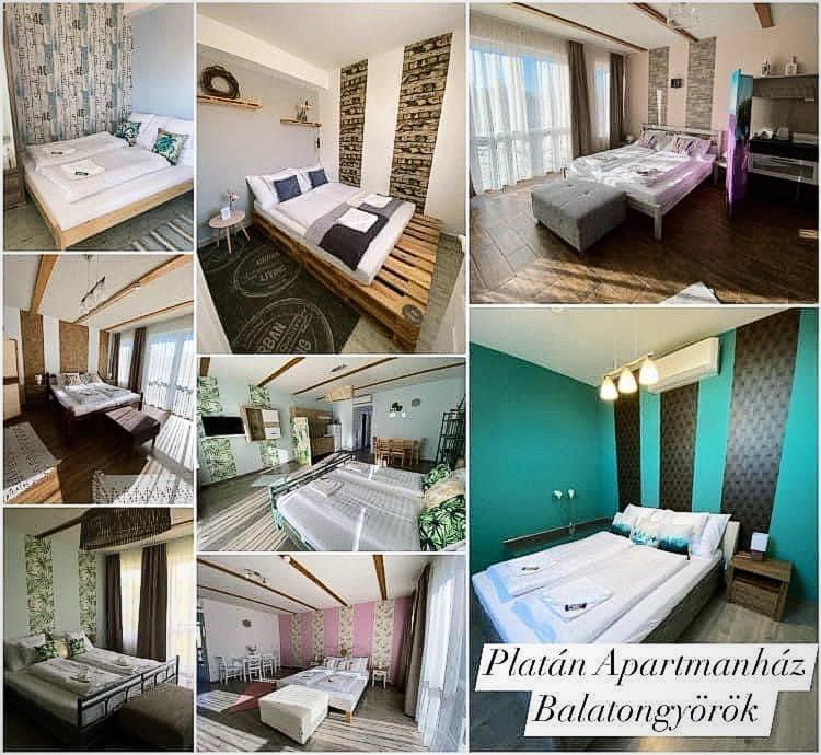 Platan Apartmanhaz บาลาตองโยรอค ภายนอก รูปภาพ